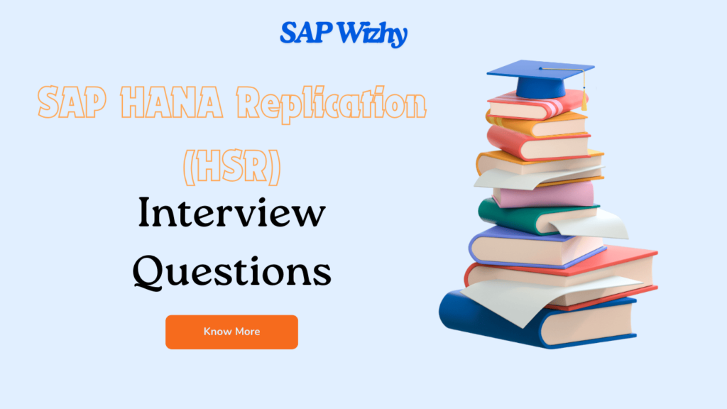 SAP HANA HSR Interview Questions