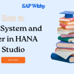 Add System and user in SAP HANA Studio